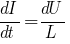 dI/dt=dU/L dI/dt=dU/L